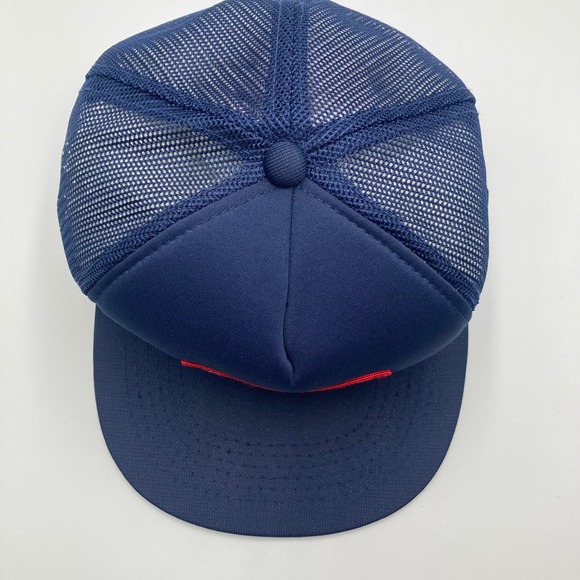 Vintage Clover Leaf Trucker Hat Navy Blue Mesh Snapback Adult One Size Fits All - Picture 4 of 8